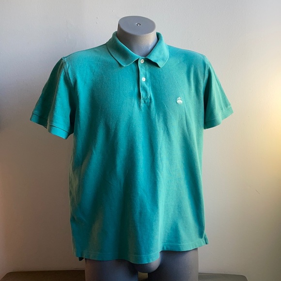 Brooks Brother’s Polo Shirt XL Turquoise - Picture 2 of 6